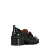 Linn Black Box Leather Loafers - EOS
