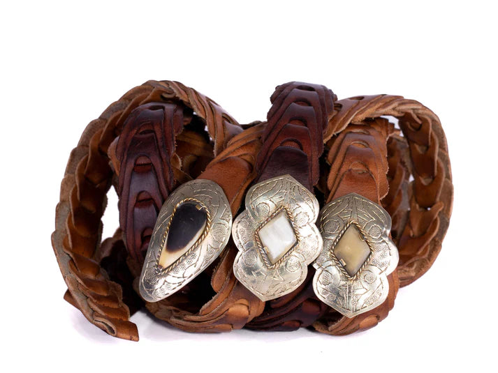 Cobra Chain Belt - Bone Mini Buckle