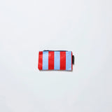 Red Blue Stripe - Tiny Zip Pouch
