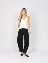 Carson Barrel Jeans - Black