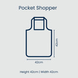 Geo Floral Pocket Shopper