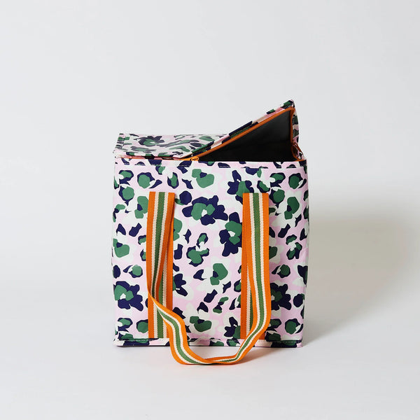 Leopard Medium Insulated Tote