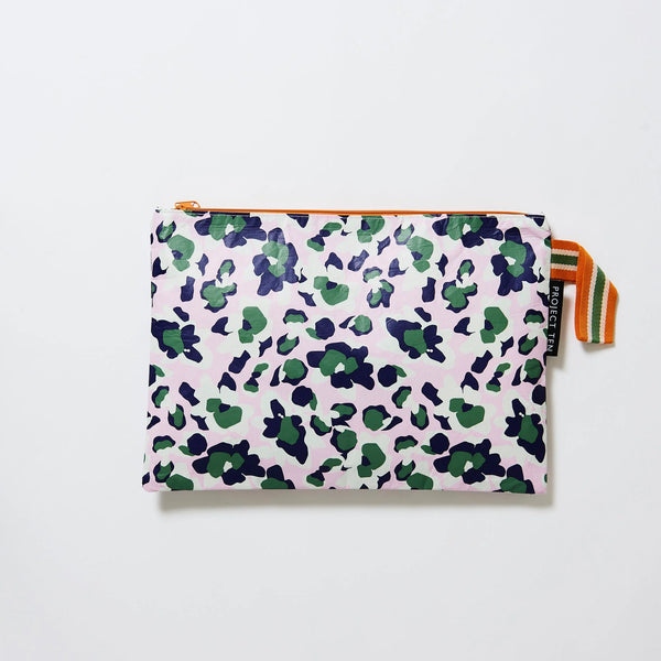 Leopard Large Zip Pouch