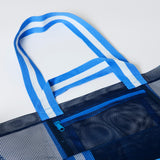 Mesh Oversized Tote - Navy