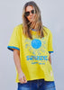 Ringer Tee - Yellow