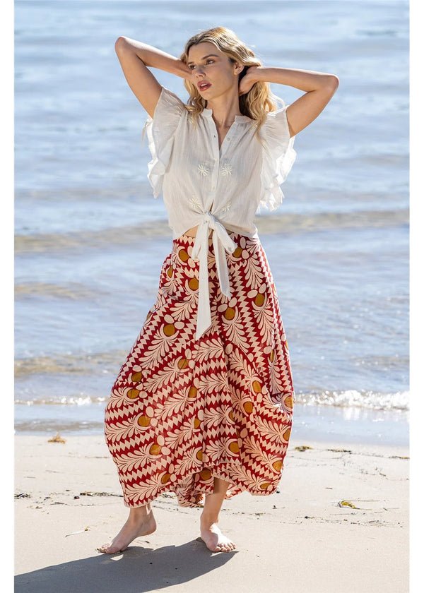 Eshe Skirt - Coral