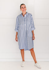 Soul Sparrow Stripe Dress - Blue