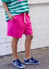 Towelling Short - Hot Pink