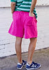 Towelling Short - Hot Pink