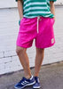 Towelling Short - Hot Pink