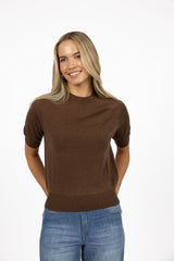 Aurora Top - Chocolate