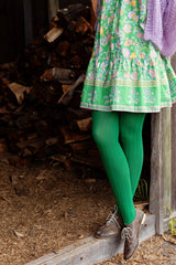 'Chic Green' Organic Cotton Tights