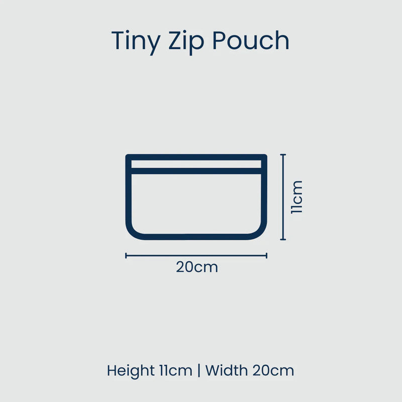 Geo Floral Tiny Zip Pouch