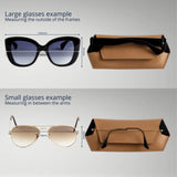 Slimline Glasses Case - Olive