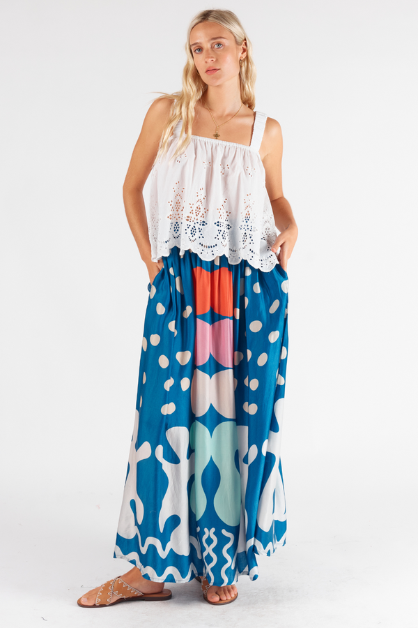 Cali Skirt - Blue