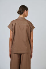 Poplin Shirt - Cookie