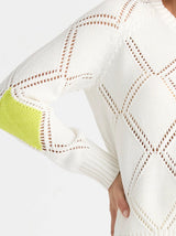 Diamond Detail Jumper - White