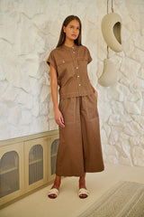 Poplin Shirt - Cookie