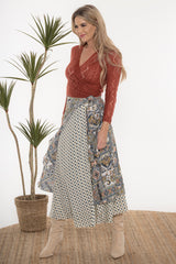 Barika Wrap Skirt