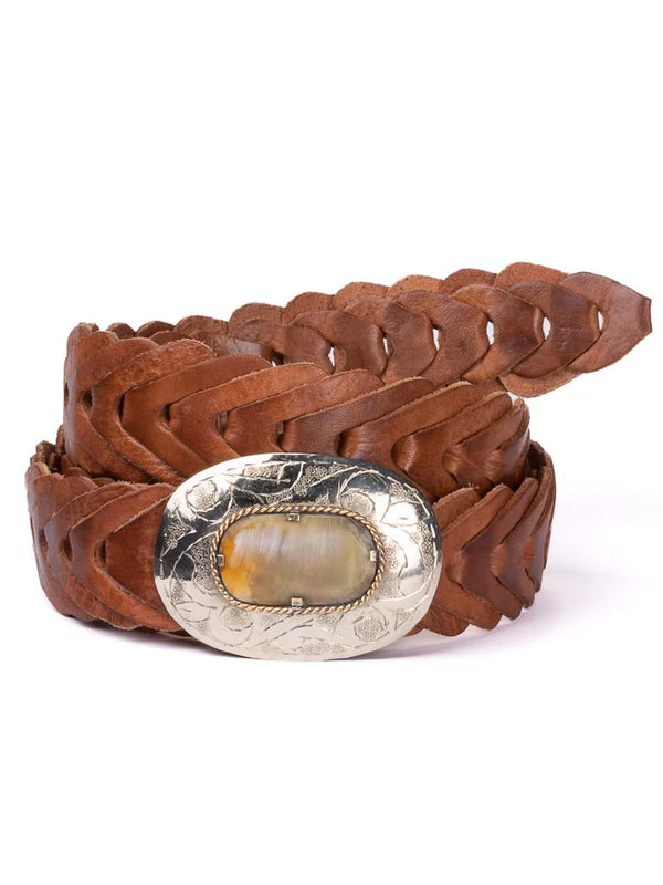 Cobra Chain Belt - Bone Buckle