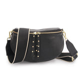 Obsessed Bag - Black with Gold Hardware