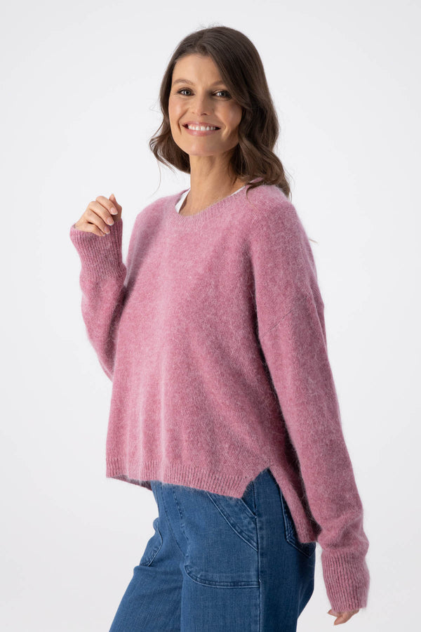 Portland Sweater Blush in Angora