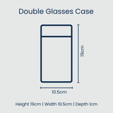 Double Glasses Case – Butterfly