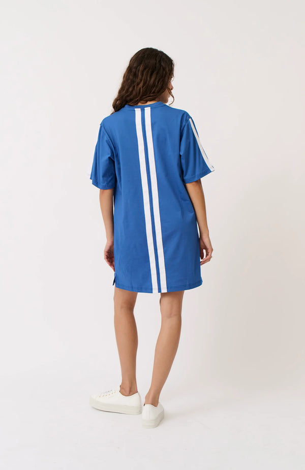 Carmen Shirt Dress - Azure