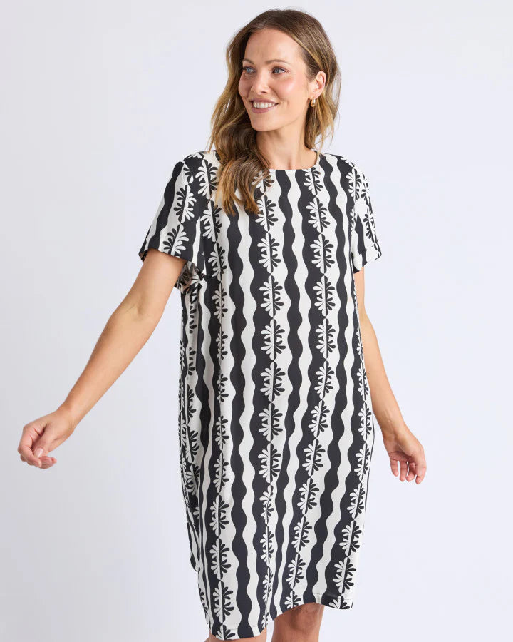 Casa Shift Dress - Black