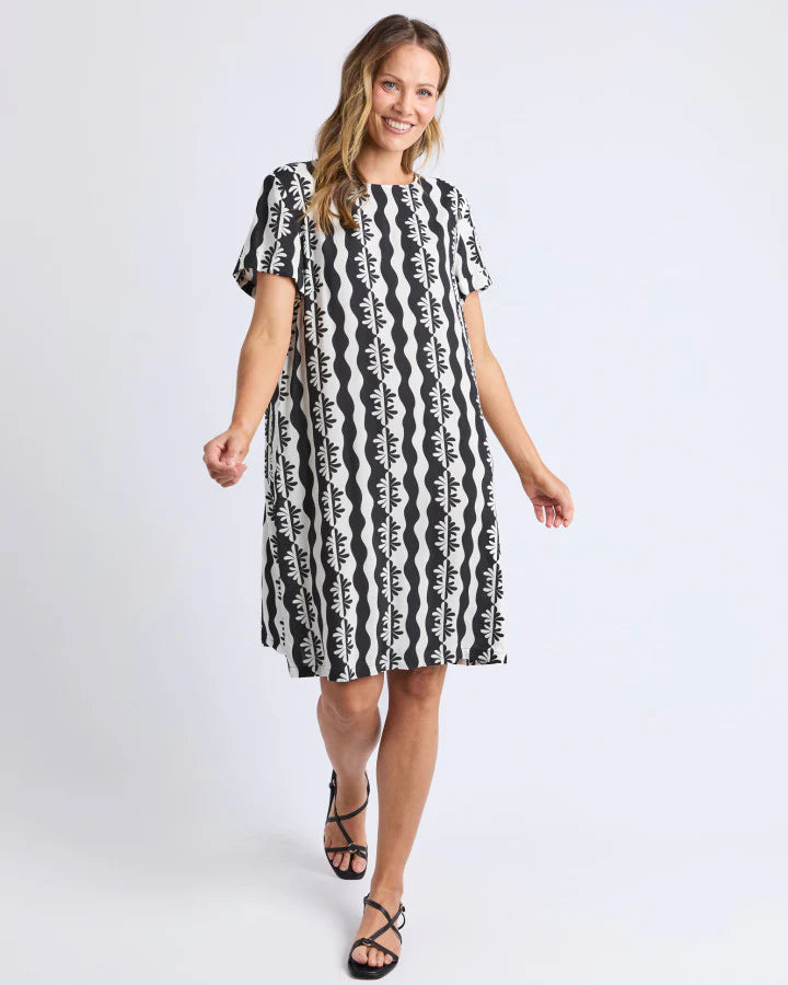 Casa Shift Dress - Black