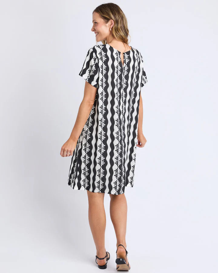 Casa Shift Dress - Black