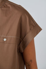 Poplin Shirt - Cookie