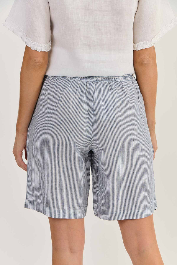 Linen Shorts - Deckchair