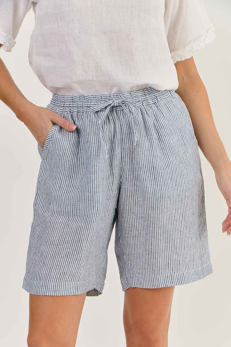 Linen Shorts - Deckchair