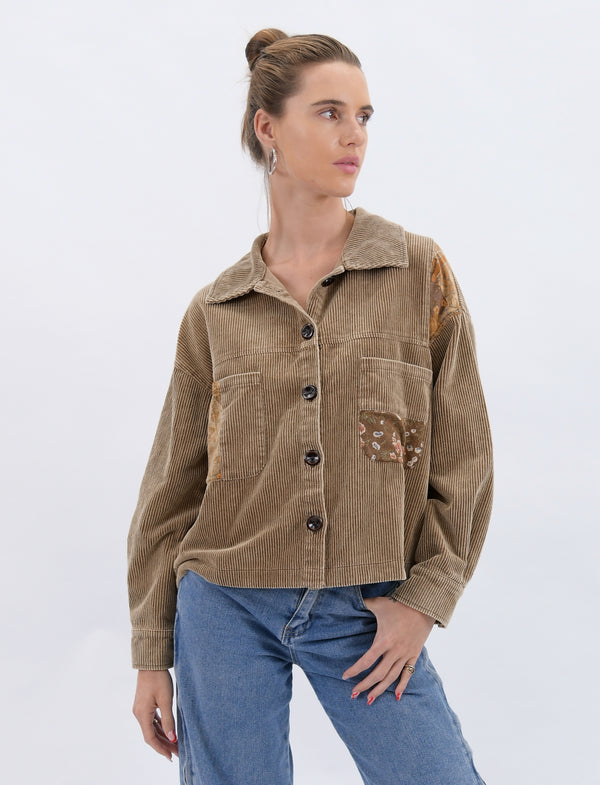 Sundown Cord Jacket - Latte