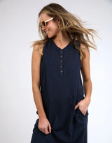 Elysian Dress - Navy