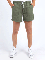 Emma Relaxed Denim Short - Clover
