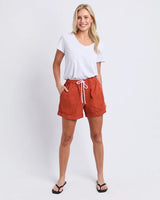 Emma Relaxed Denim Short - Earth