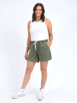 Emma Relaxed Denim Short - Clover