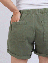 Emma Relaxed Denim Short - Clover