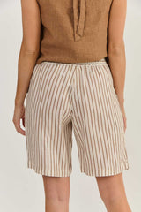 Linen Shorts - Ginger Slice