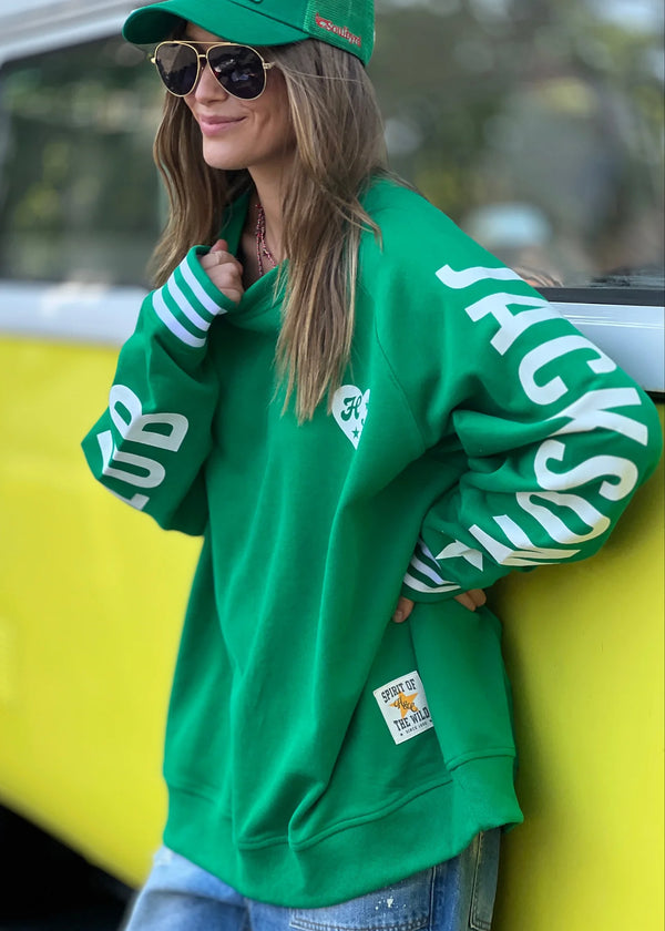 Raglan Oversized Sweat - Green