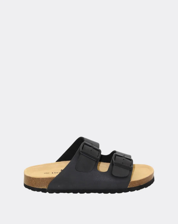 Human Shoes - Ibiza Slide - Black