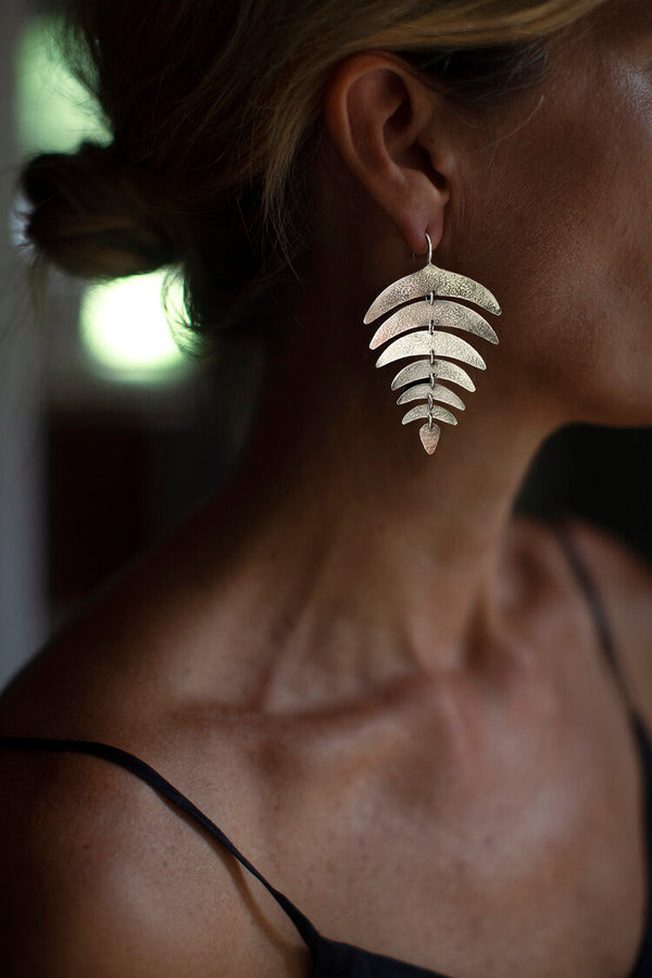 Karem Silver Earrings - Ewa Trabal Jewelry
