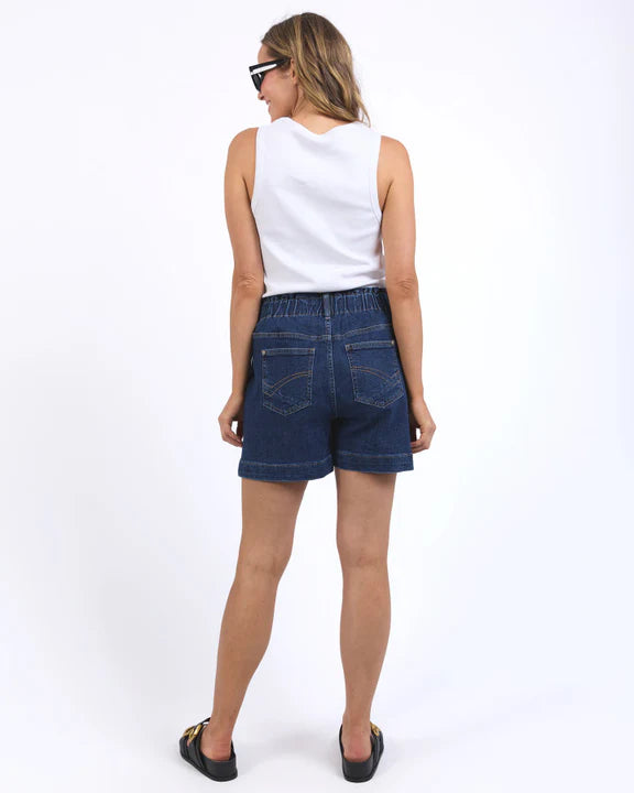 Lennox Denim Short - Dark Blue