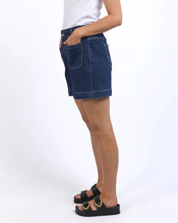 Lennox Denim Short - Dark Blue
