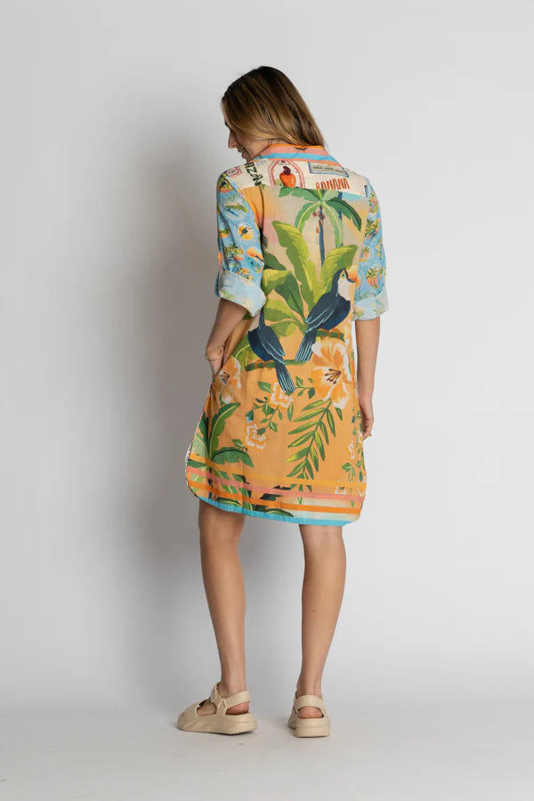 Exotica Shirtmaker Dress - Multi