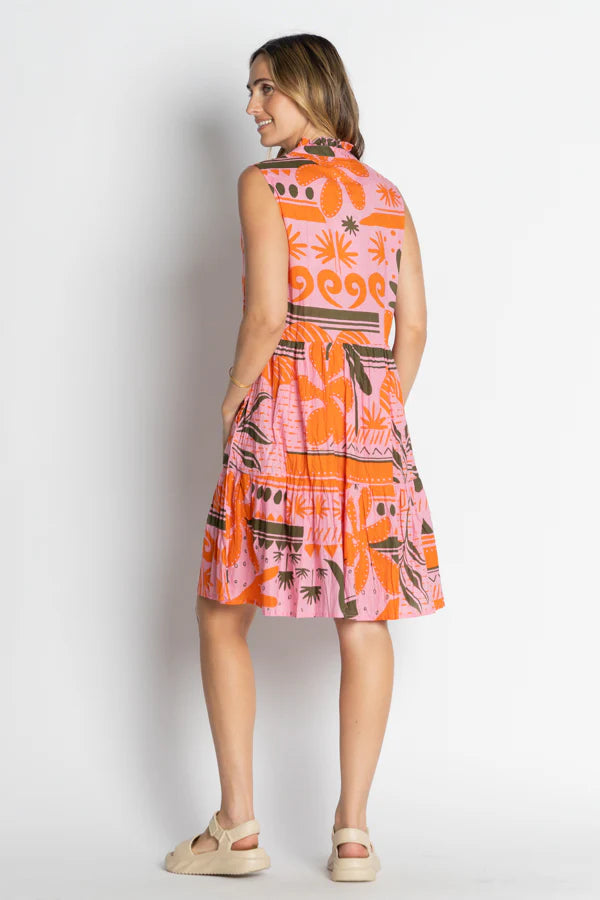 Godiva Sundress - Coral