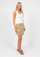 Cupid Mini Skirt - Khaki