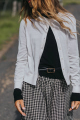 Australian Merino Wool Cardigan - Milk
